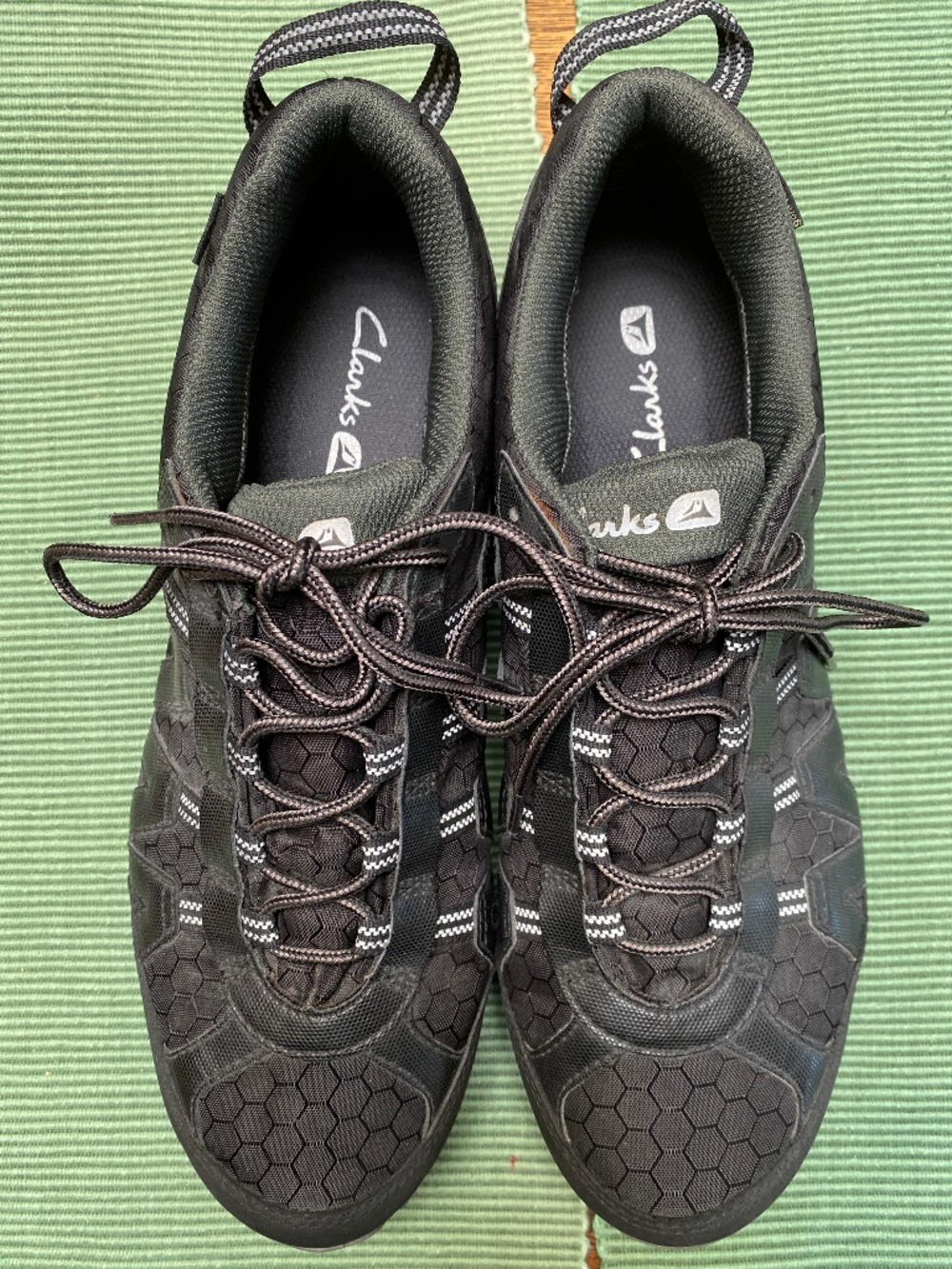 Clarks Gortex Black‎ Shoe Sneakers Men 10.5 hike walk Gor Tex
